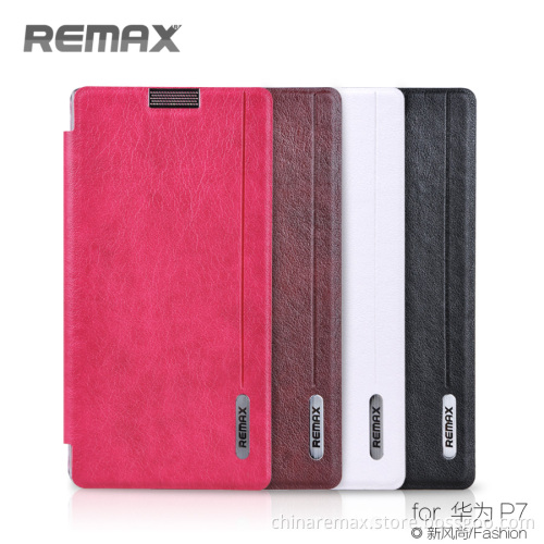 Remax Fashion Leather Mobile Phone Cover Case (Huawei P7)